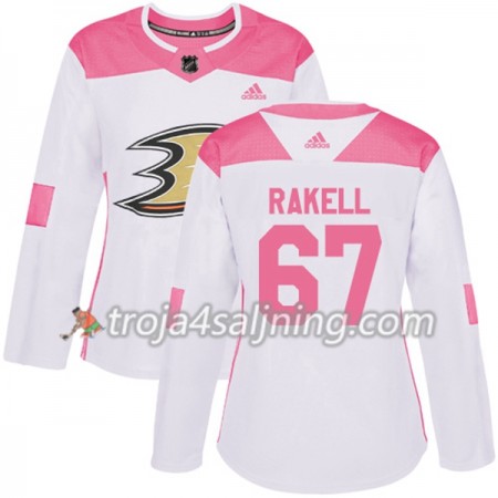 Anaheim Ducks tröja Rickard Rakell 67 Vit 2017-2018 Adidas Rosa Fashion Authentic - Dame NHL Tröjor Anaheim Ducks tröja Rickard Rakell 67 Vit 2017-2018 Adidas Rosa Fashion Authentic - Dame NHL Tröjor
